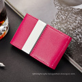 Factory Price Business Card Holders Metal Mix PU Leather Bulk Name Card Holder
